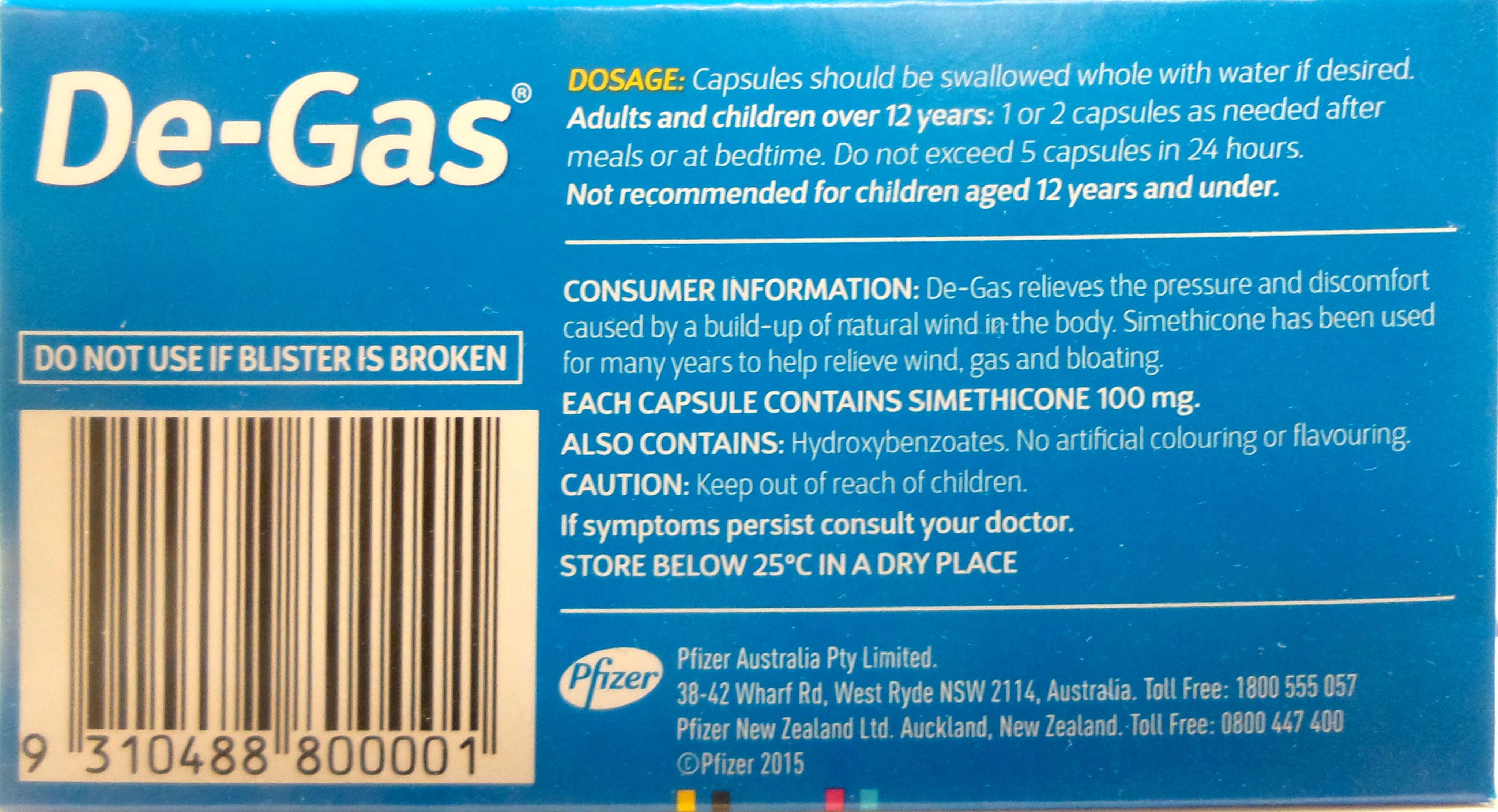 DEGAS 100MG CAPSULES 24