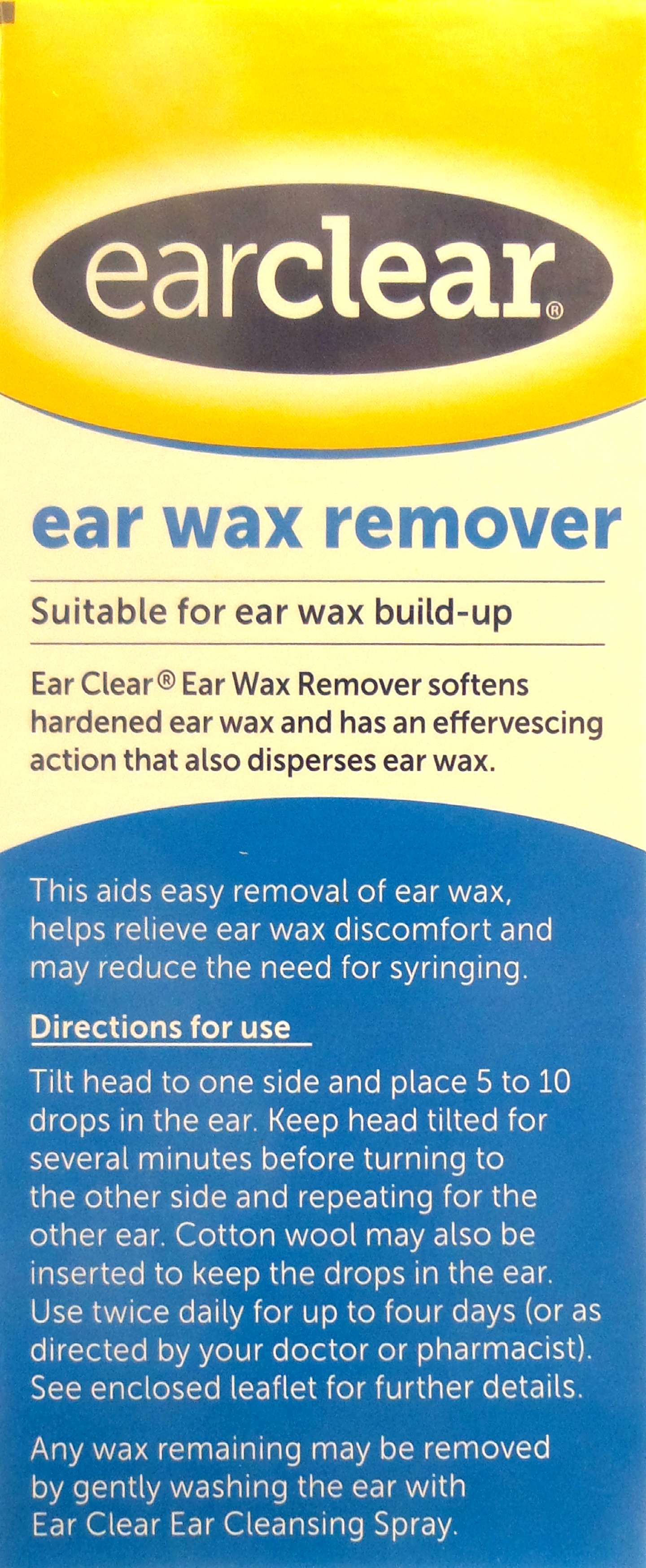 EAR CLEAR WAX REMOVAL 12ML