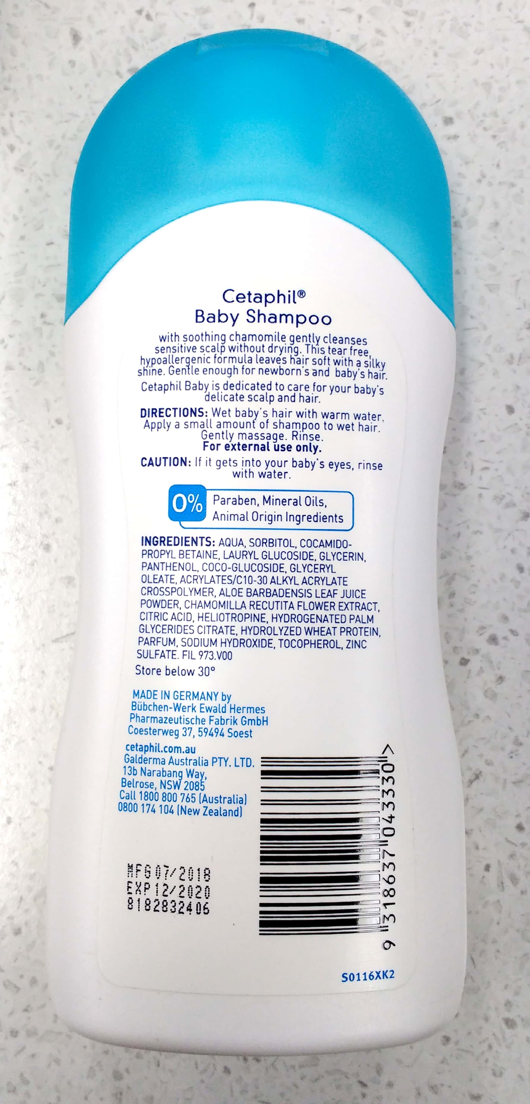 cetaphil baby shampoo 200ml