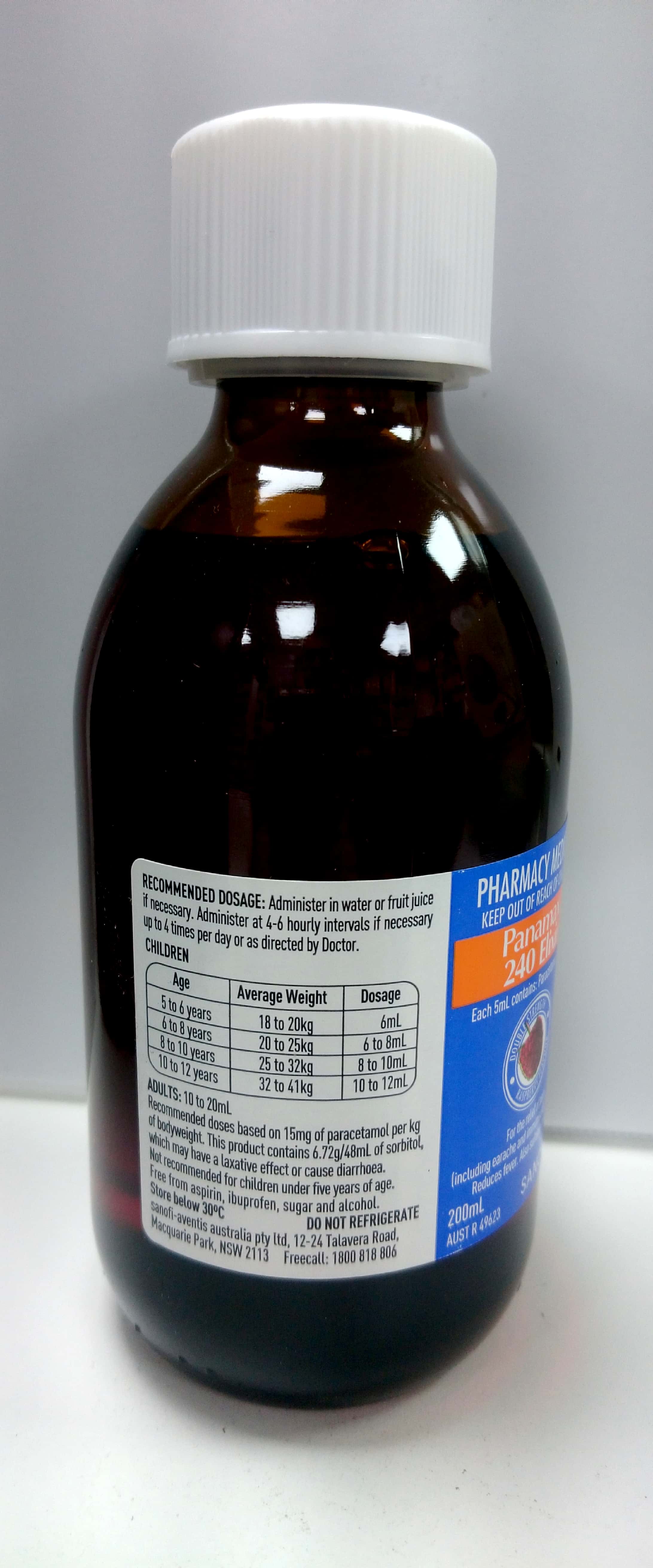 Elixir Contains PANAMAX 240 ELIXIR 200ML
