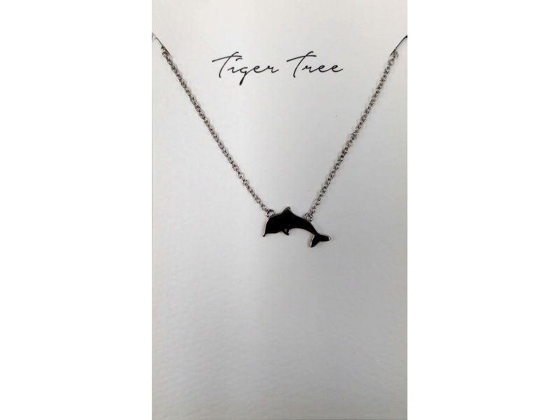 TIGER TREE SILVER OCEAN SPIRIT NECKLACE