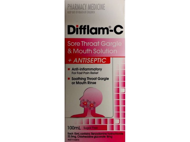 DIFFLAM-C SOLUTION PINK 100ML