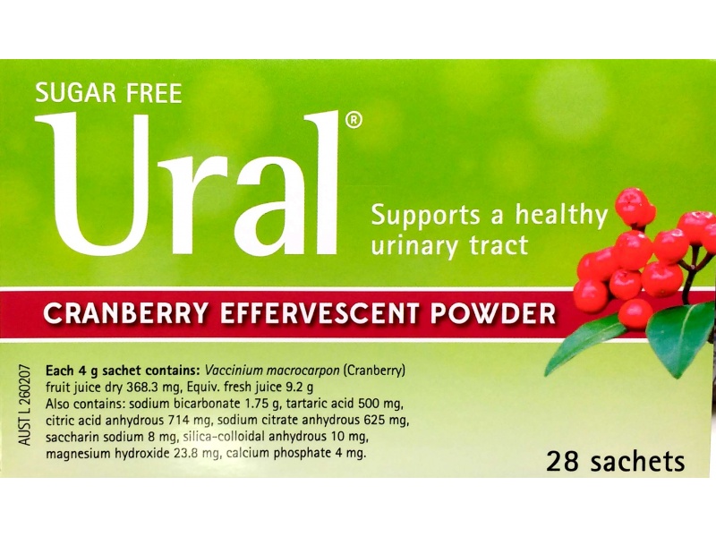 URAL SACHETS CRANBERRY 4G X 28